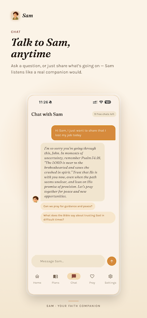 Sam - Your Faith Companion Screenshot 2