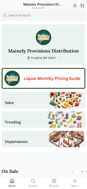 Mainely Distribution Screenshot 0