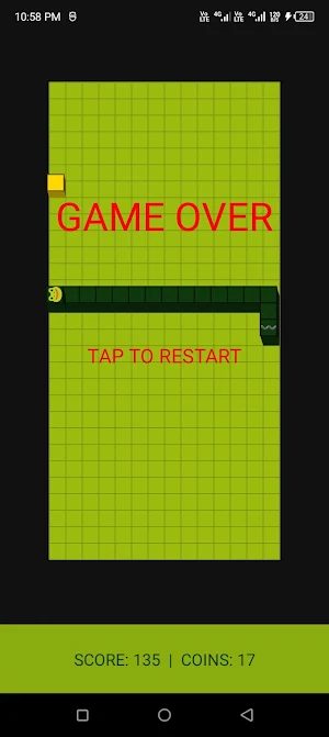 Retro Snake 3D: Tilt Arcade Screenshot 1