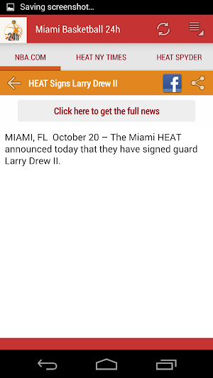 Miami Basketball 24h Screenshot 2