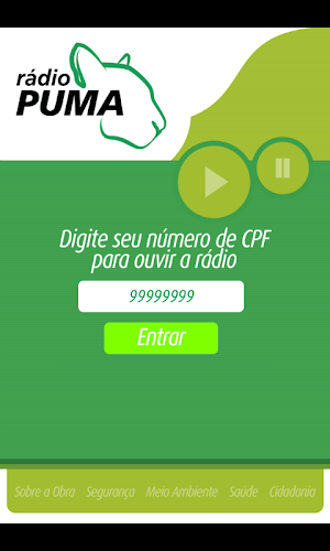 Rádio Puma Screenshot 2