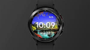 Unrealistic nature Watch Face Screenshot 0