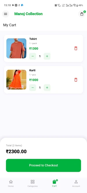 Manoj Collection Screenshot 1