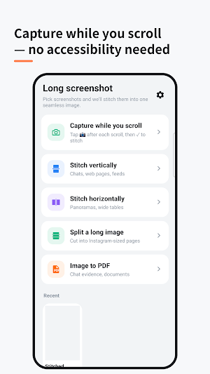 Long Screenshot - Seamshot Screenshot 1