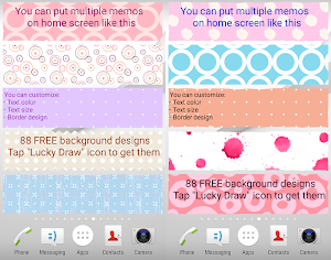 Sticky Memo Notepad *Dots* Free Screenshot 3