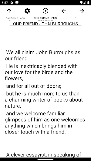 Book, Our Friend John Burrough Screenshot 1