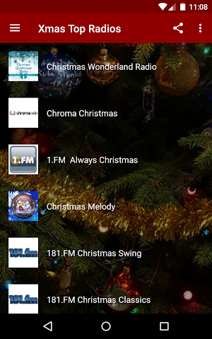 Xmas Top Radios - Christmas Holidays Music Screenshot 0