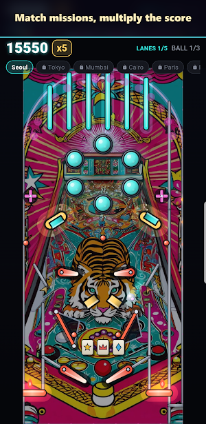 Pinball World Tour - Arcade Screenshot 2