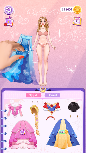 DIY Paper Doll Princess Diary Screenshot 2