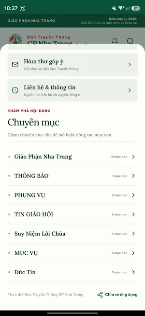 Giáo Phận Nha Trang Screenshot 0