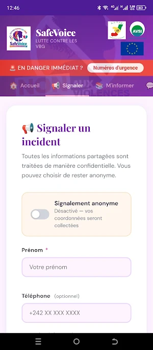 SafeVoice - Stop VBG Screenshot 3