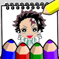 Demon Slayer Coloring Book