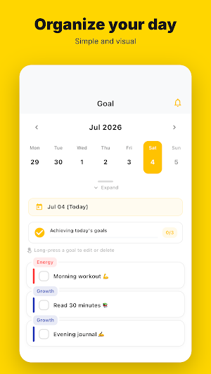 DayPiece: Goal Friends Screenshot 0