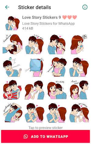 Love Story WASticker Screenshot 2