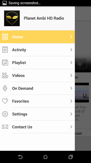 Planet Ambi HD Radio Screenshot 1