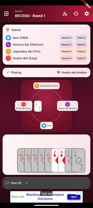 Hearts Multiplayer Screenshot 2