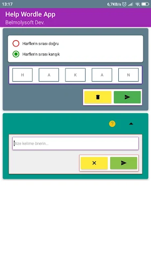 Kelime Veritabanı Screenshot 2