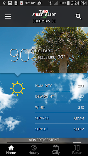 WIS News 10 FirstAlert Weather Screenshot 0