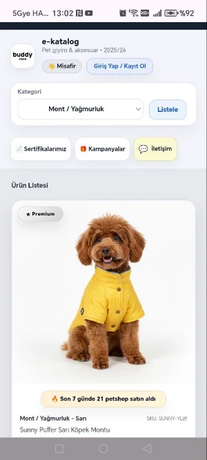 BUDDY STORE Toptan Pet Kıyafet Screenshot 0