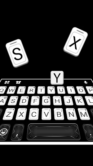 White Black Business Theme Screenshot 0