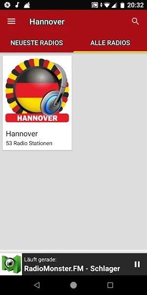 Radiosender Hannover  - Deutsc Screenshot 3