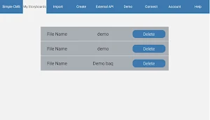Simple CMS Screenshot 1