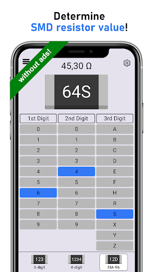SMD Resistor Calculator Screenshot 0