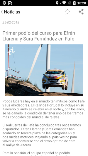Efrén Llarena Rally Driver Screenshot 2
