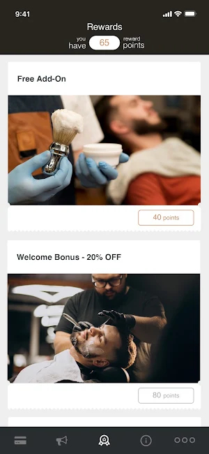 ClientCard Barber Screenshot 2