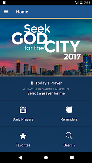 Seek God For The City 2017 Screenshot 0