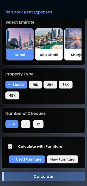 UAE RentCalc Screenshot 2