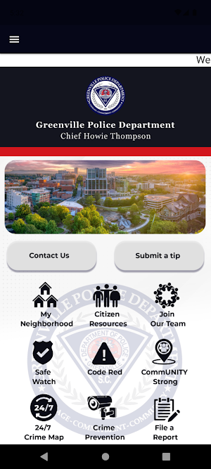 Greenville Police Department Screenshot 0