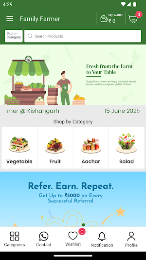 Family Farmer - Grocery App Screenshot 1