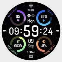 Colorful spin: Watch Face