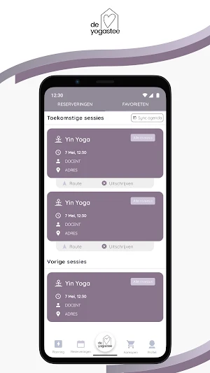 de yogastee Screenshot 2