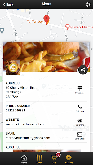 Rock of Virtue Eat Out Screenshot 1