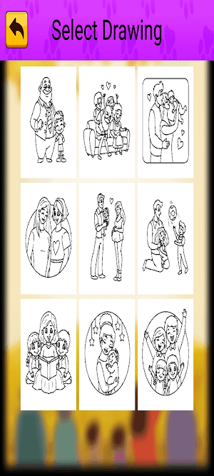 Coloring Father And Mother Screenshot 2