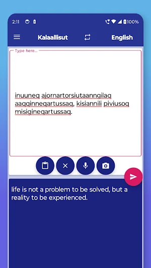 Kalaallisut English Translator Screenshot 3