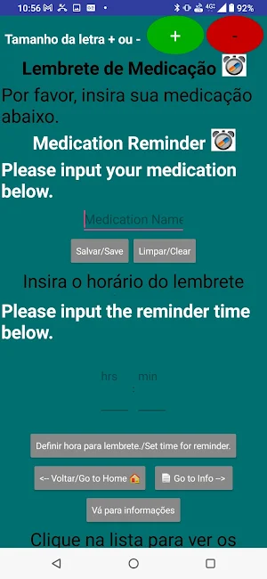 RTS - Lembrete de medicação Screenshot 1