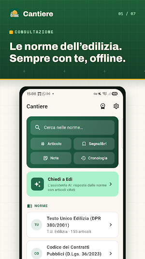 Cantiere · Norme edilizia Screenshot 0