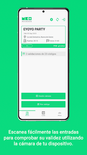 MusikazeAccesos Screenshot 2