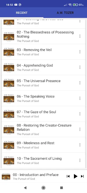 The Pursuit of God A.W.Tozer Screenshot 2