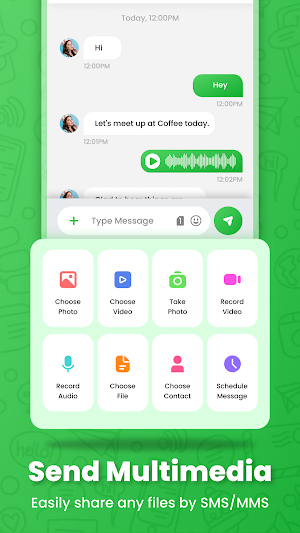 SMS Messenger - Text Messaging Screenshot 2