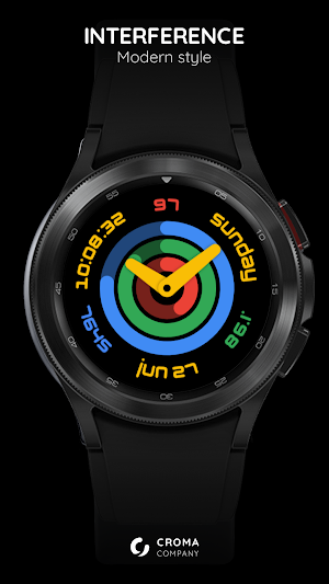 Interference Watch Face Screenshot 0