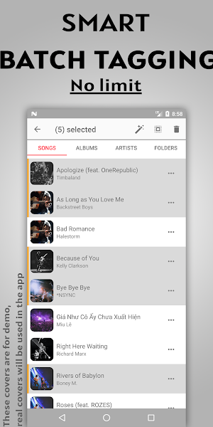 Smart MP3 Tag Editor Download MP3 music album art Screenshot 2