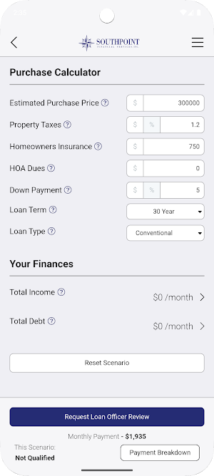 Southpoint Mobile Mortgage Screenshot 1