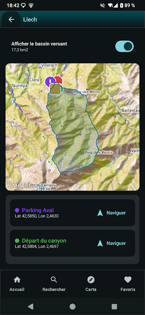 Descente-Canyon Canyoning Screenshot 3