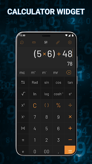 Calculator and Unit Converter Screenshot 1