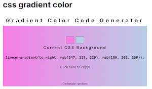 css gradient color Screenshot 2