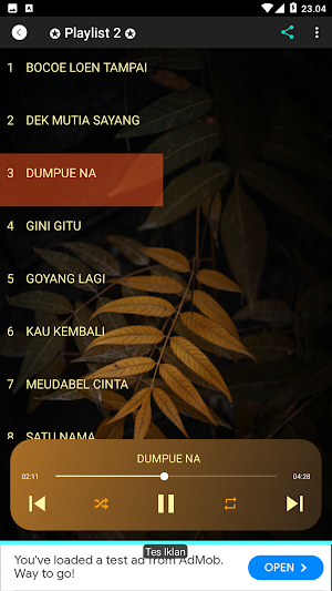 Bergek Lagu Aceh Full Album Screenshot 2